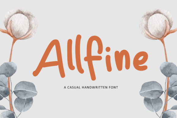 Allfine: A Handwritten Font for Editorial Creativity