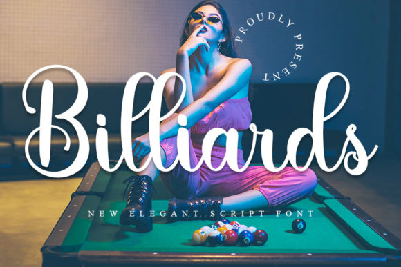 Billiards Font: A Stylish Typeface for Creative Makers