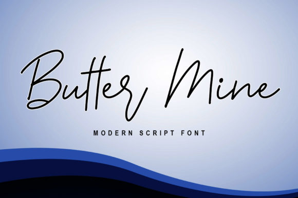 Butter Mine: A Handwritten Font for Editorial Design