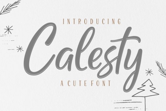 Calesty Font Review: Elegant Handwritten Type for Web & Branding