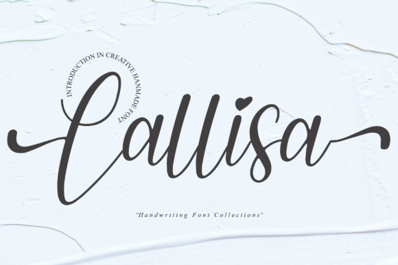 Callisa: A Refined Script Typeface for Modern Editorial Design