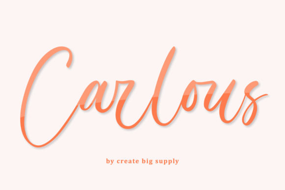 Carlous Typeface: A Designer’s Guide to Elegant Handwritten Branding