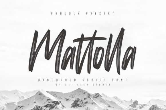 elevating handmade branding with the Mattolla script typeface