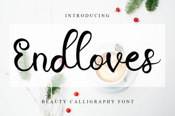 Endloves Typeface: A Handwritten Font for Elegant Web Design