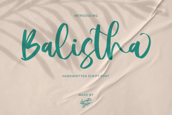 Enhance Your Brand with the Balistha Script Font