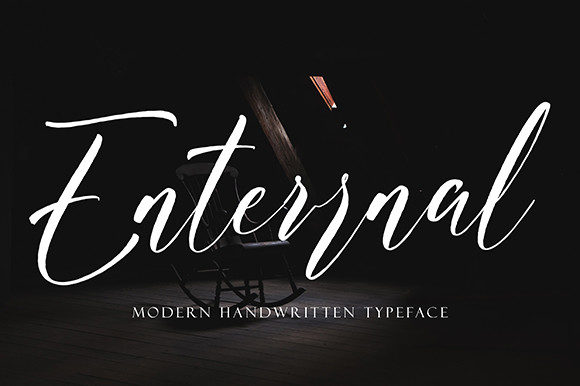 Enterrnal: The Elegant Script Font for Polished Brand Identity