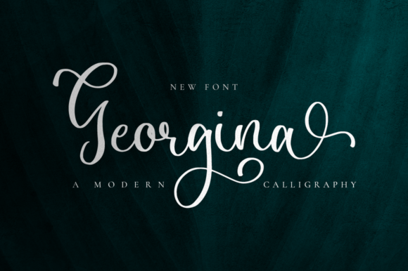 Georgina: The Handwritten Typeface for Elegant Craft Projects