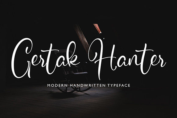 Gertak Hanter: Elevating Digital Brand Identity with Exquisite Handwritten Typography