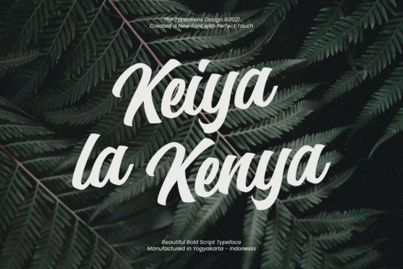 Keiya La Kenya Font: A Bold Handwritten Typeface for Marketers