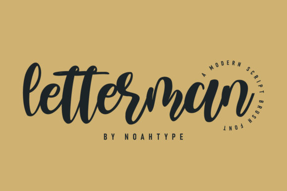 Letterman Typeface: Elevating Editorial Design with Elegant Script Typography