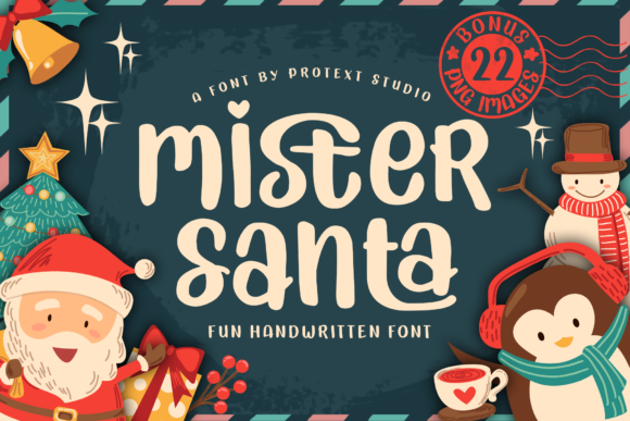 Mister Santa: A Handwritten Font That Captures Holiday Cheer
