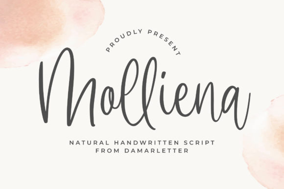 Molliena: A Handwritten Typeface for Romantic Branding