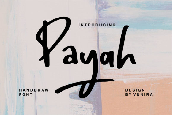 Payah: A Script Font for Elegant Digital Branding