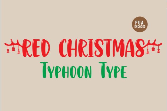 Red Christmas: A Festive Script Font for Holiday Design