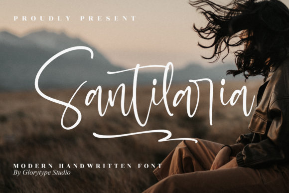 Santilaria: The Handwritten Typeface for Polished Brand Identity