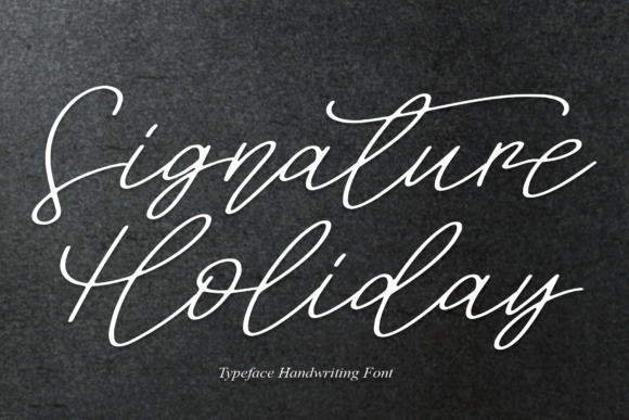 Signature Holiday Font Review: A Charming Script for Elegant Branding