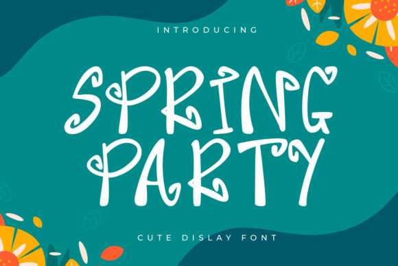 Spring Party Font: A Whimsical Addition to Your Editorial Toolkit